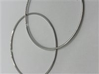 Orecchini Domar Donna Cerchi argento 925 lisci in Argento ORAR-416-280 - ORAR-416-280